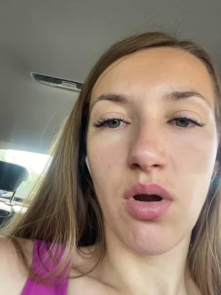 spitting in the car