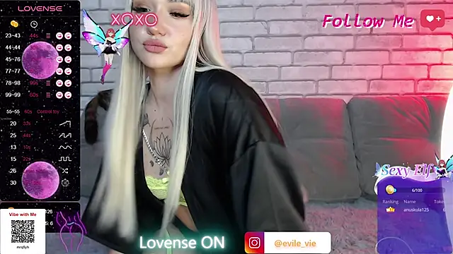 [23 Feb 16:45] Private Show - فيديو من Eva_Evile موديل الكام