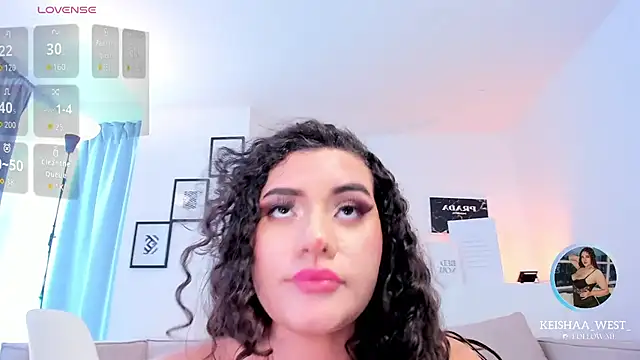 Depthotath saliva - video của người mẫu cam Keisha_west