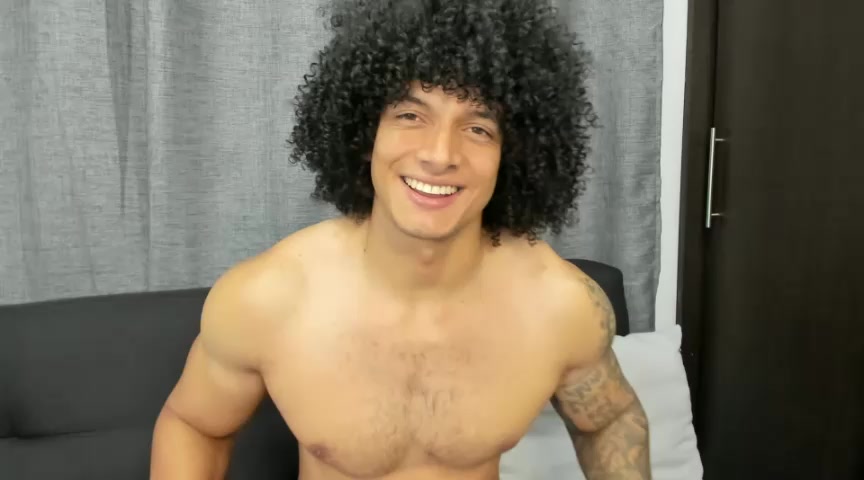 [25 May 12:09] Private Show - video by curly_muscle cam model