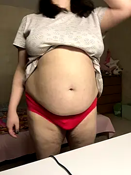 vibrator play clit + belly - video by hungry1bunny cam model