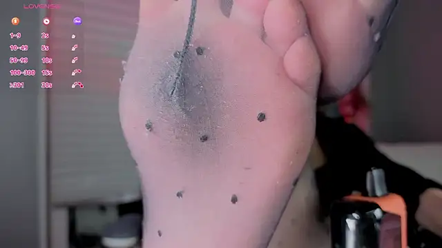 Nylon foot show