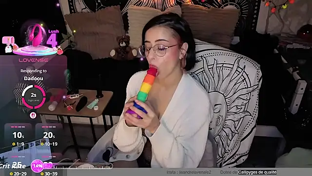 Blowjob deepthroat 13 Sep - video by LisandreLaVenale cam model