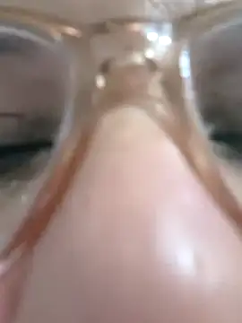 Naked, open pussy, cum close