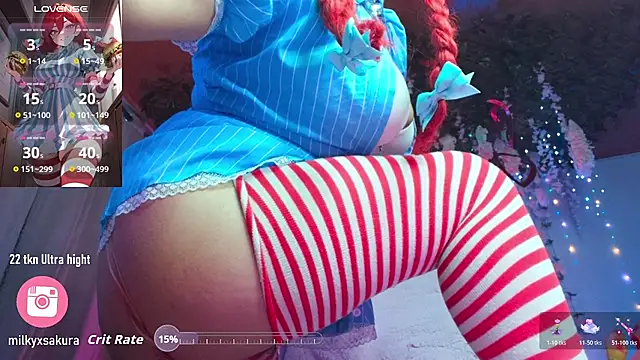 Wendys slap hard her juicy ass 🍔🍑 - video by MilkyXSakura cam model
