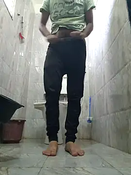 Fast Track Bathroom Private Show - young-hairy-jon 캠 모델의 동영상