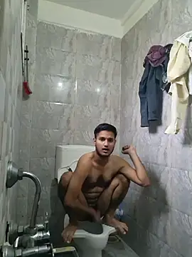 stand on toilet sit and jerk off Private Show - video oleh IM_NAUGHTY_JON kamera model