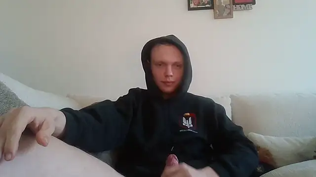 Cum shot from the live
