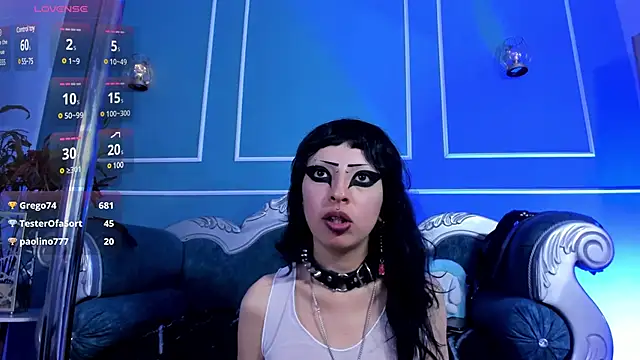 Saliva in my coca Very Dirty - video by Neon_666_ cam model
