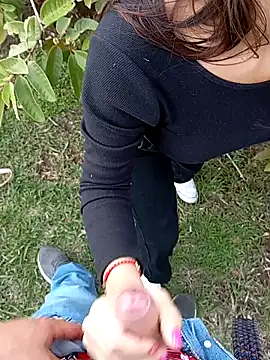 cum in face outdoors