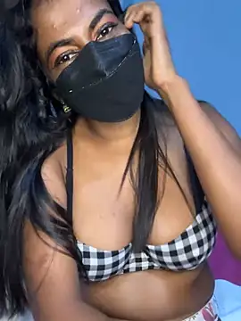 Boobs spit with eye mask and fingering