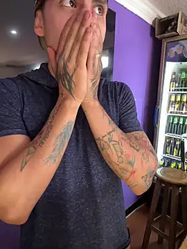 Hard public fucking, at the bar counter - video by Christangel96_ cam model