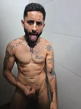 I fuck my ass with my dildo in the gymnasium bathroom.