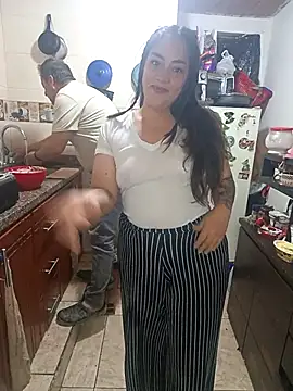 Dora's first show doing oral sex and penetration - video by ZuriandAlex cam model