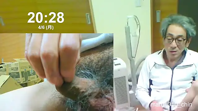 [6 Apr 20:21] Ticket Show　一緒にイった夜…全部見せる - video by maru_010_chin cam model