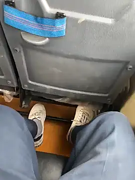 Playing with my dick in bus while colleague beside - video by Risky_adventures cam model