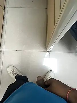 Playing my cock in office and cum in dustbin - video by Risky_adventures cam model
