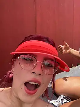 The mature one doing double penetration.