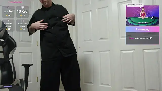 Stripping chef - video by drummer9 cam model