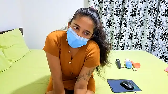 full face open full body show and full toy control - clip cu Tatoo_girl model videochat