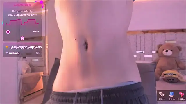 Hello my hearts, I share with you this magical moment full of fun.💟💟💫💫 - video di Sweet_Allan modella di cam