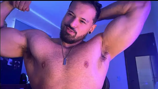 Alpha Bodybuilder Striptease — Flexing, Tempting, Ending Strong and creamy - Lucasfit24 adlı kamera modelinin videosu