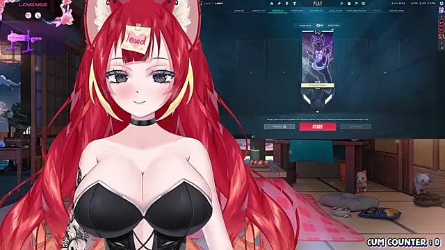 🔞 Private Show - Watching hentai and cum from control – video od webkamerové modelky LewdFoxy_VT