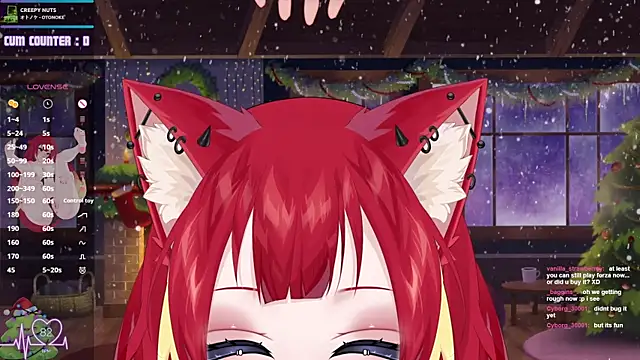 🎄 Public Show - POV BJ - video di LewdFoxy_VT modella di cam