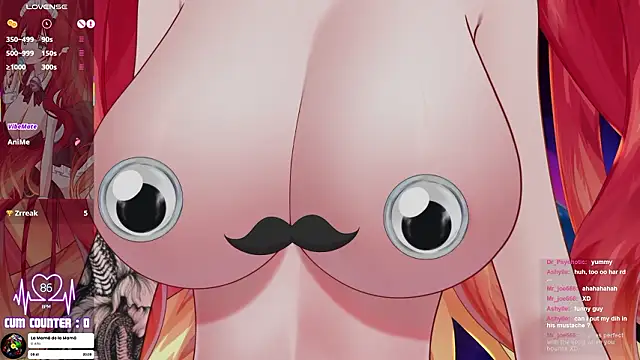 Mr Wiggle Eyes 👁️🫦👁️– LewdFoxy_VT kameramodell videója