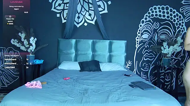 rub my pussy and fuck it in doggy and spread legs - video by Arii_moon cam model