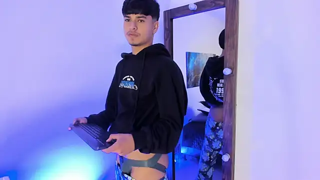 Jerkoff and fingering - video by MathewAdams cam model