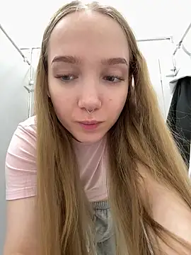 RISKY PUBLIC: dildo fuck + nora control in men's public toilet - video by bambi_lu cam model