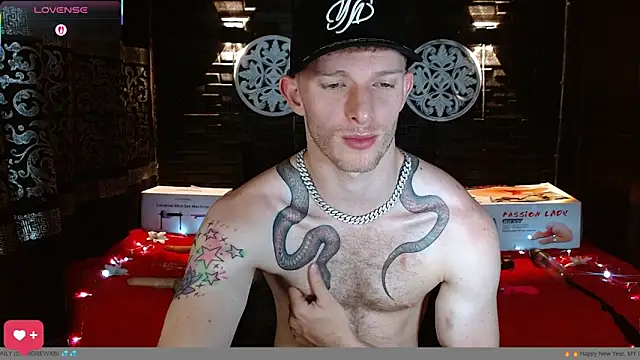 CUM + SWALLOW ALL - video by andrewxbi cam model