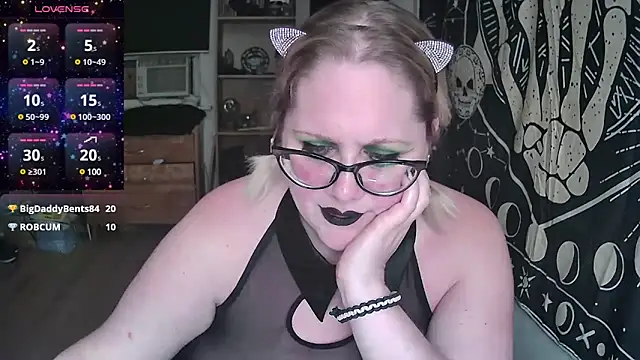 Gagging on dildo and masturbation fun - video oleh model kamera Kinky_Witch