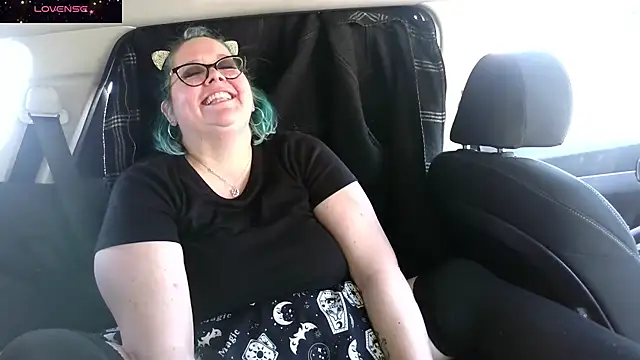 Car gasm - video oleh model kamera Kinky_Witch