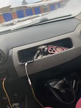 Stuck car in the snow - video by MiraReach cam model
