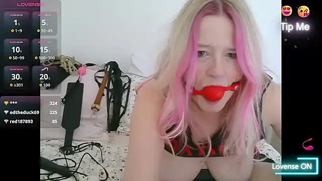 [11 Sep 14:33] edging restrained & gagged - video by SuzieSub cam model