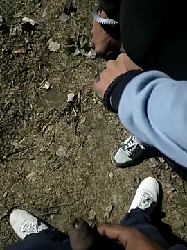 Cock show with stranger — filmik Outdoor_backup, modela(-lki) na kamerkach