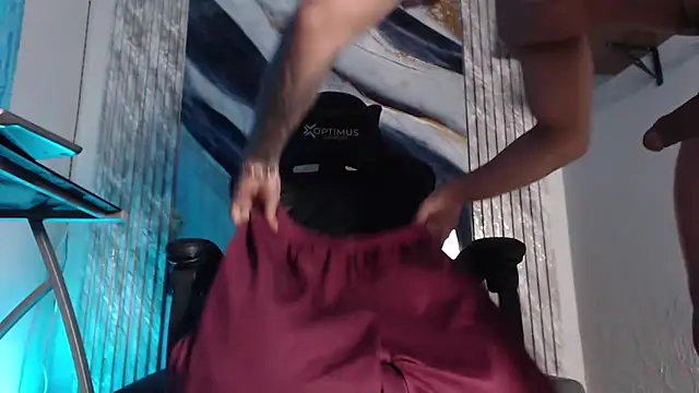 Playing with big cock and asshole
