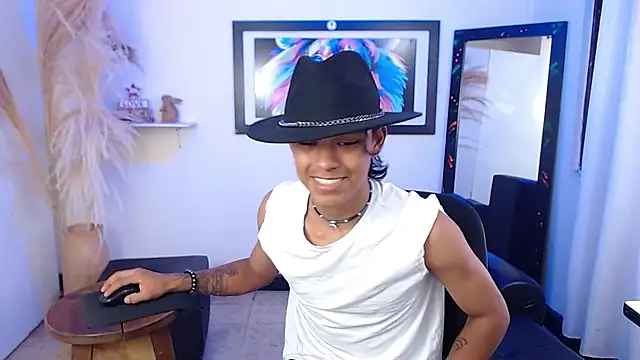 Nude and Cumshow - vidéo du modèle de showcams dreyk20