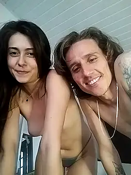 [3 Jul 15:23] First show as a couple - video by AmyLov342 cam model