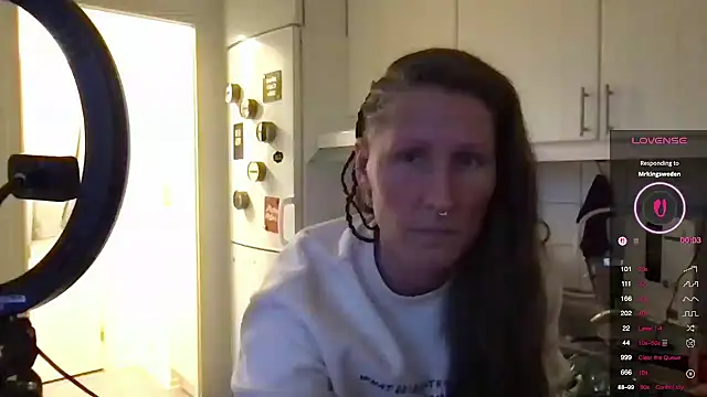 Clothes on WOW Show in the kitchen - video van SwingWingWomanSweden cam-model