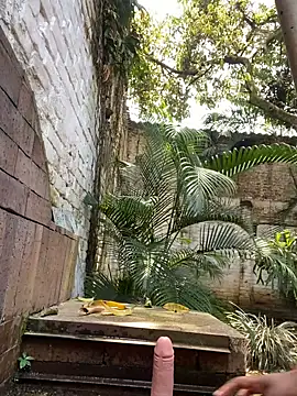 Riding your cock in my backyard - video by MiiaaCollinss cam model