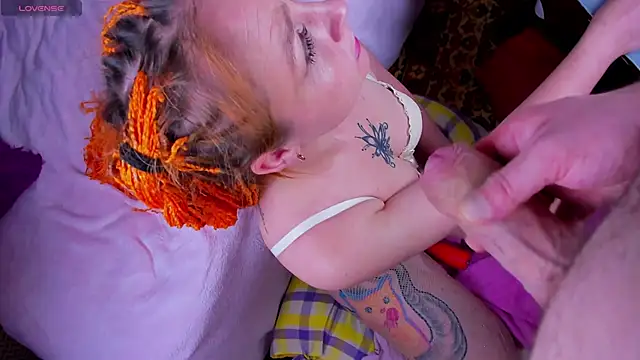 HALSBLOWJOB. SABBER. SPERMA🥵 - video by Gerald_and_Kristy cam model