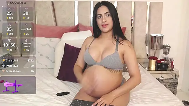 HEELS, NAKED , BELLY, ZOOM ASSHOLE AND PUSSY - video od modelky/modela CamiJone