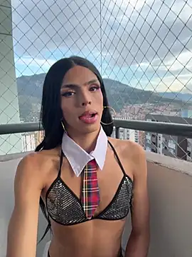 playing on my balcony