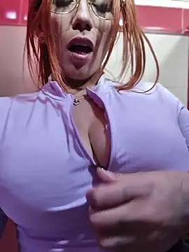 Orgasm in a public bathroom