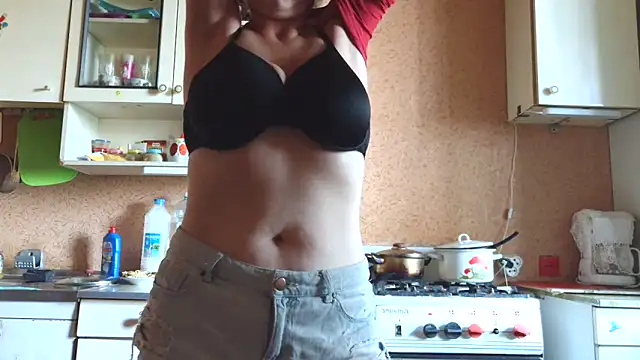 Kitchen private - video by Aleksa58 cam model