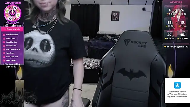 [6 Aug 23:22] Private Show - video by Spookbats cam model