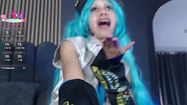 Miku Fingering Fast! - video van Gina_77 cam-model